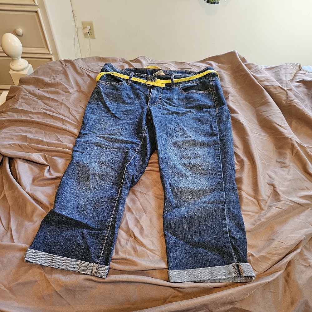 Womens size 12 Faded glory Capris